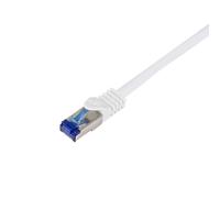Logilink Câble patch Ultraflex, Cat.6A, S/FTP, blanc, 1 m