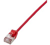 LogiLink Câble patch Ultraflex Cat. 6A U/FTP 0,5 m rouge