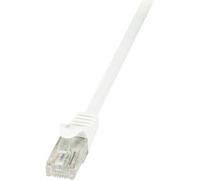LOGILINK Câble réseau (RJ45) CAT6 U/UTP blanc 3,00M