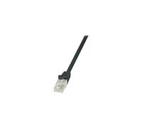 LOGILINK Câble réseau (RJ45) CAT6 U/UTP Noir 2,00M