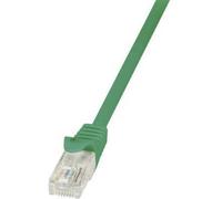 Câble réseau LogiLink U/UTP cat 5e 2 m vert - CP1055U - 2.00 m - vert - [1x RJ45 mâle - 1x RJ45 mâle]