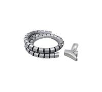 LogiLink Cable Spiral Wrapping Band - Recouvrement pour câble - 1.5 m - gris