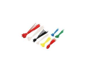 LogiLink Cable Tie Set - Attache câble - noir, blanc, bleu, jaune, rouge, vert (pack de 200)