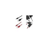 LogiLink Câble USB CU0151 – USB 2.0, USB-A vers Micro-USB B, 0,3 m, Rouge