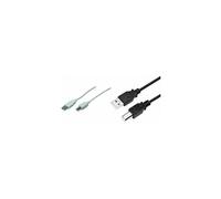 LogiLink Câble USB 2.0 CU0008B – USB-A mâle / USB-B mâle – 3 m, noir