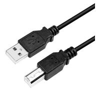 LogiLink CU0009B : Câble USB 2.0 A vers B - 5m, Noir, 480 Mbit/s, Contacts Nickel, AWG 30, Connecteurs Mâle Droit, Certification UL-2725