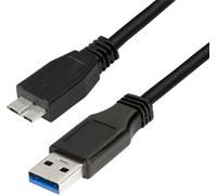 LogiLink Câble USB 3.0 USB-A - USB-B Micro mâle 0,6 m