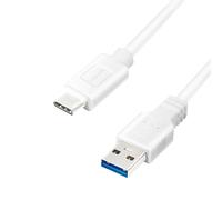 LogiLink Câble USB 3.2 USB-A - USB-C mâle 2,0 m blanc