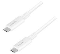 LOGILINK Câble USB 4.0, fiche de type C vers fiche, 0,8 m G