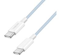 LogiLink Câble USB-C USB 2.0 USB-C® mâle 0.5 m bleu CU0349