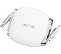 LogiLink Câble USB-C USB 2.0 USB-C® mâle 1.00 m blanc connecteur utilisable des deux cotés, à desserrer CU0501