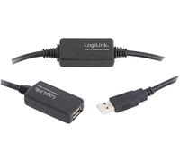 LogiLink Câble USB USB 2.0 USB-A mâle, USB-A femelle 15.00 m noir UA0145