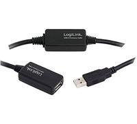 LogiLink Câble USB USB 2.0 USB-A mâle, USB-A femelle 25.00 m noir UA0147