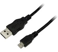 LogiLink Câble USB USB 2.0 USB-A mâle, USB-Micro-B mâle 5.00 m noir CU0060