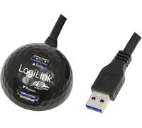 LogiLink Câble USB USB 3.2 Gen1 (USB 3.0) USB-A mâle, USB-A femelle 1.50 m noir CU0035