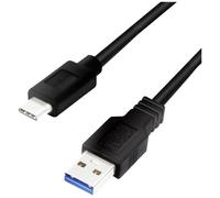 LogiLink Câble USB USB 3.2 Gen1 (USB 3.0) USB-A mâle, USB-C® mâle 0.15 m CU0166