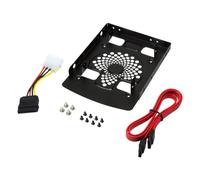 LogiLink Cadre de montage pour disque dur 2,5", double, noir