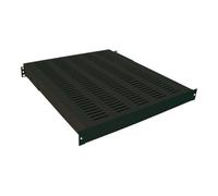 LogiLink Canovate - Étagère pour rack - noir, RAL 9005 - 1U - 19