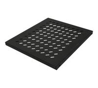 LogiLink Canovate - Étagère pour rack - noir, RAL 9005 - 1U - 19