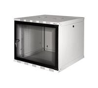 LogiLink Canovate SOHO - Armoire - montable sur mur - gris clair, RAL 7035 - 9U - 19"