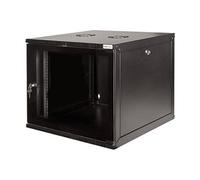 LogiLink Canovate SOHO - Armoire - montable sur mur - noir, RAL 9005 - 12U - 19"