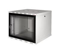 LogiLink Canovate SOHO - Armoire - montable sur mur - RAL 7035, gris clair - 12U - 19"