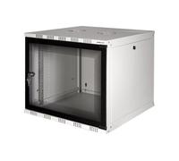 LogiLink Canovate SOHO - Armoire - montable sur mur - RAL 7035, gris clair - 15U - 19