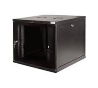 LogiLink Canovate SOHO - Armoire - montable sur mur - RAL 9005, noir - 15U - 19"