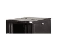 LogiLink Canovate SOHO - Armoire - montable sur mur - RAL 9005, noir - 6U - 19"