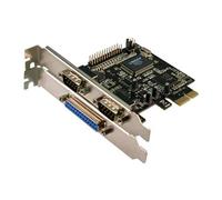 LogiLink PC0033 Carte enfichable sérielle/parallèle parallèle (IEEE 1284), sériel (9 broches) PCIe