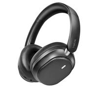 LogiLink Casque (BT vers. 6.0) avec réduction du Bruit Active Hybride (Hybrid ANC), Suppression du Bruit 95% (jusqu'à 35 DB), autonomie jusqu'à 40 Heures, avec Microphone, Adaptateur Avion Inclus