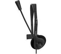 LogiLink HS0054 Casque Mono avec 1 fiche 3,5 mm et 1 Microphone