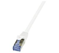 LogiLink Cat6a S/FTP, 1.5m câble de réseau Blanc 1,5 m S/FTP (S-STP)