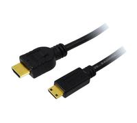 LogiLink CH0022 câble HDMI 1,5 m HDMI Type A (Standard) HDMI Type C (Mini) Noir