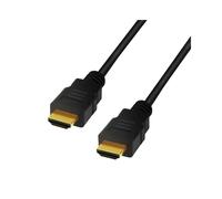 LogiLink CH0078 Câble HDMI 2.0 2m HDMI Type A Mâle/Mâle Noir, contacts Or, support 4K UHD 3840x2160, Audio Return Channel (ARC)