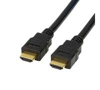 LogiLink CH0080 - Câble HDMI haut débit pour des résolutions jusqu'à 10K, 8K 60 Hz et 4K 120 Hz, jusqu'à 48 Gbps, 3D, Dynamic HDR, eARC, ALLM, QFT/QMS/VRR/Deep Color, 5 m, noir