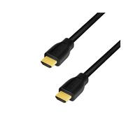 LogiLink CH0102 Câble HDMI 2.0 3m, Type A, Mâle/Mâle, Contacts Or, 3D/2160p/HDR, 14.4 Gbit/s, ARC, Ethernet HDMI, HDCP, Noir