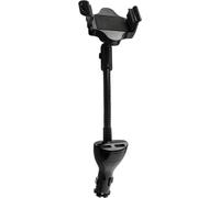 LogiLink Chargeur allume-cigare & support pour smartphone noir