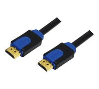 LogiLink CHB1103, 3 m, HDMI type A (standard), HDMI type A (standard), 8,16 Gbit/s, noir, bleu