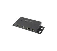 Hub USB 2.0, 4 ports, pour un montage mural
