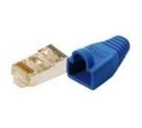 LogiLink - Connecteur de réseau - RJ-45 (M) - blindé - CAT 5e - démarré - bleu (pack de 100) G