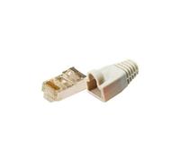 LogiLink - Connecteur de réseau - RJ-45 (M) - blindé - CAT 5e - démarré - gris (pack de 100)