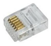 LogiLink - Connecteur de téléphone - RJ-12 (M) - non blindé (pack de 100) G