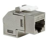LOGILINK NK4025 - Raccord Keystone Cat.6A 2x RJ45 STP, coudé à 90°