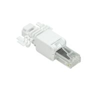 LogiLink Connecteur modulaire RJ45 Cat.6A non blindé blanc