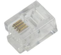 LogiLink Connecteur RJ11 pour câble plat non blindé 100 pièces
