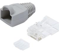 LogiLink connecteur RJ45 cat.6 non blindé gris 100 pièces