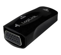 LogiLink Adaptateur CV0108 HDMI femelle vers VGA femelle - Noir