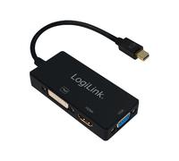 LogiLink - Convertisseur vidéo - Mini DisplayPort - DVI, HDMI, VGA