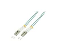 LogiLink - Cordon de raccordement - LC multi-mode (M) pour LC multi-mode (M) - 0.5 m - fibre optique - duplex - 50 / 125 microns - OM3 - sans